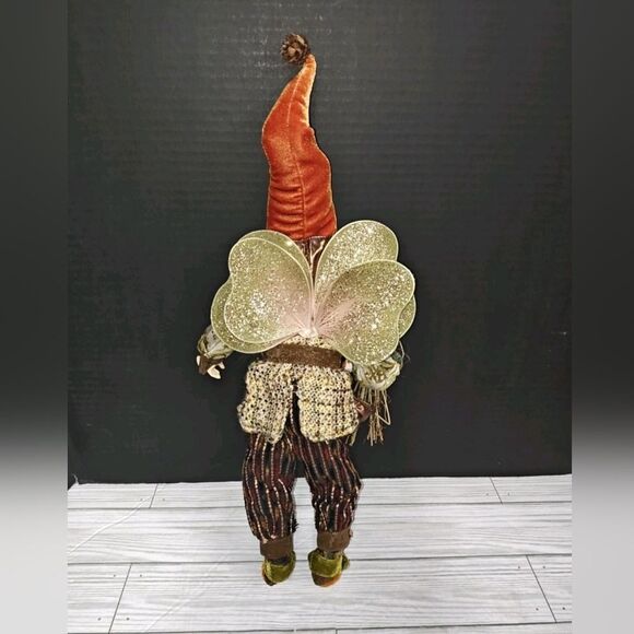 Christmas Holiday Vintage Autumn Fall Fairy Elf Decorative Doll Figure - Picture 9 of 11